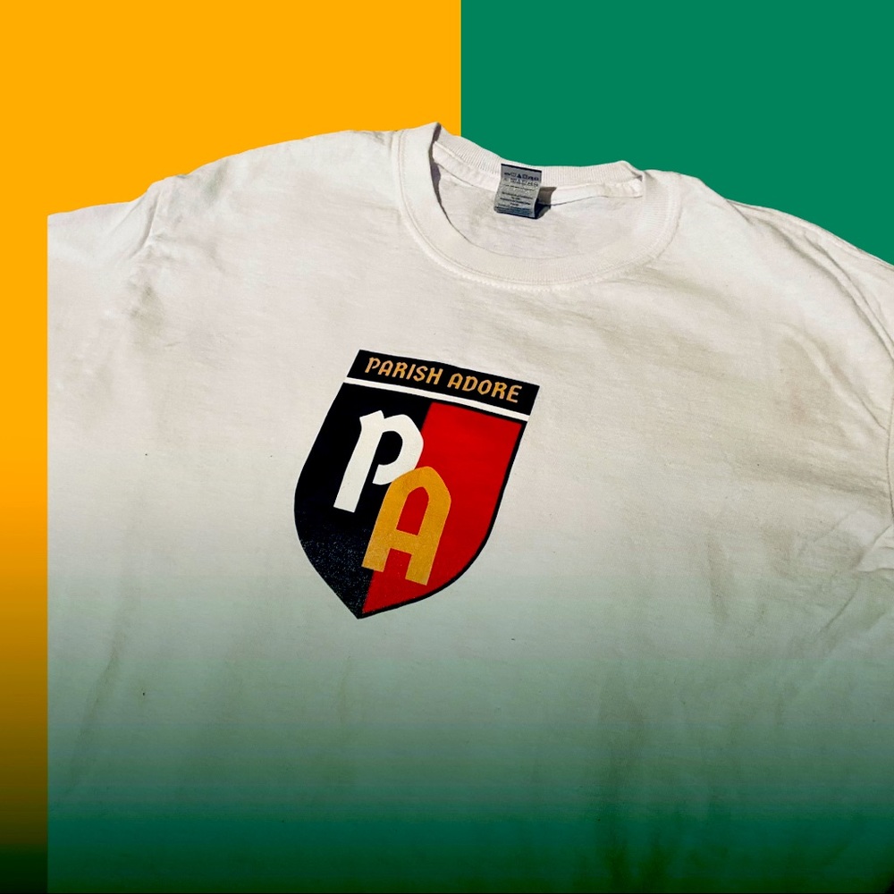 Parish Adore warrior T-shirts